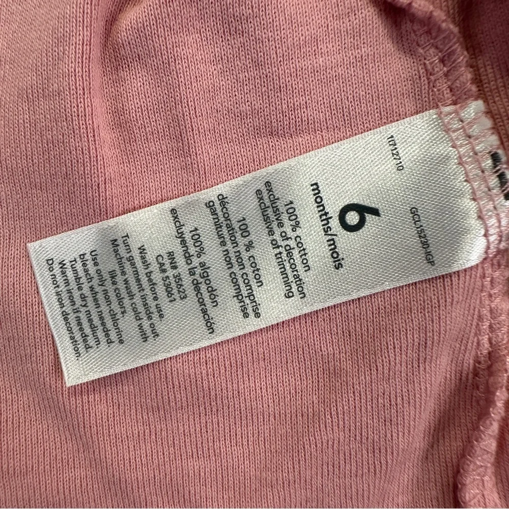 Carter's Pink Baby Cardigan Size 6 Months